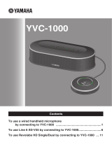 Yamaha YVC-1000MS Manual de usuario