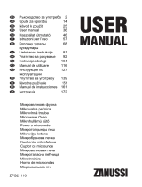 Zanussi ZFG21110 Manual de usuario