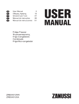 Zanussi ZRB34312WA Manual de usuario