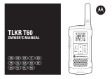 Vox T60 Walkie Talkie El manual del propietario