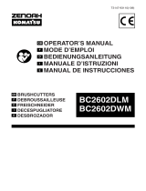Zenoah BC2602DWM Manual de usuario