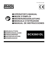 ZENOAH KOMATSU BCX2601DL Manual de usuario