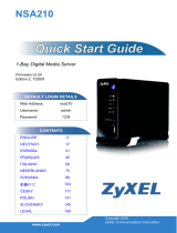 ZyXEL 1-Bay Manual de usuario
