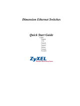 ZyXEL Dimension Ethernet Switches Manual de usuario