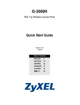 ZyXEL G-3000H Manual de usuario