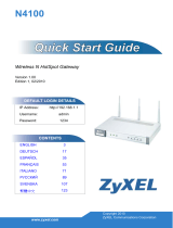 ZyXEL N4100 Guía de inicio rápido