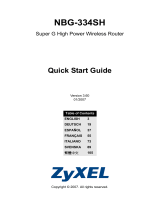 ZyXEL NBG-334SH Manual de usuario