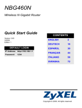 ZyXEL NBG460N Manual de usuario