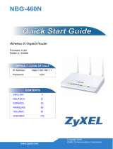 ZyXEL Communications NBG-460N Guía de inicio rápido