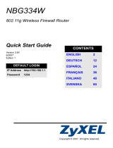 ZyXEL NBG334W Manual de usuario