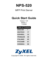 ZyXEL Communications NPS-520 Manual de usuario