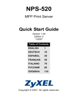 ZyXEL Printer NPS-520 Manual de usuario