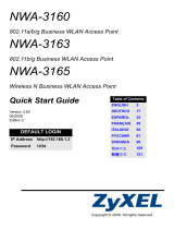 ZyXEL Communications NWA-3163 Guía de inicio rápido
