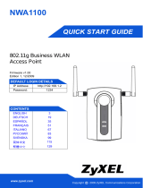 ZyXEL NWA-1100 Guía de inicio rápido