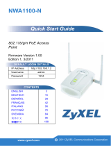 ZyXEL nwa1100-n Guía de inicio rápido