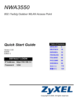 ZyXEL NWA3550 El manual del propietario