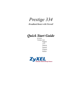 ZyXEL P-334 Guía de inicio rápido