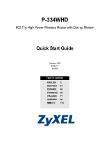 ZyXEL P-334WHD Manual de usuario