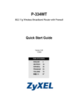 ZyXEL Communications P-334WT Guía de inicio rápido