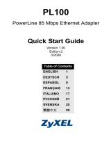 ZyXEL PL100 Guía de inicio rápido