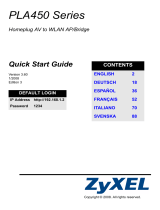 ZyXEL Communications PLA450 Series Manual de usuario