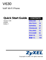 ZyXEL V-630 El manual del propietario