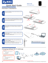 ZyXEL WAH7706 Guía de inicio rápido