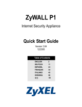 ZyXEL ZYWALL P1 Manual de usuario