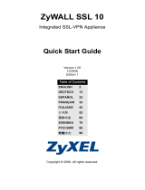ZyXEL ZyWALL SSL 10 Manual de usuario