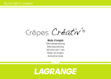 LAGRANGE Crêpes Créativ'® 2 pochoirs Manual de usuario