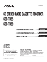 Aiwa CSD-TD55 Manual de usuario
