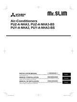 Mitsubishi Electric PUY-A42NHA3-BS Manual de usuario