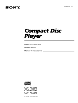 Sony CDP-300-EN-2-0 Manual de usuario