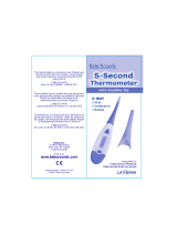 Bebe Sounds Digital Thermometer Manual de usuario