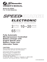 Schumacher Electric SC-6500A SpeedCharge Manual de usuario