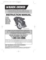 Black & Decker BDCS1807 Manual de usuario