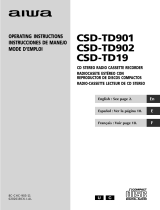 Aiwa CSD-TD19 Manual de usuario