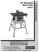 Black & Decker SHOPMASTER SM200L Manual de usuario