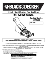 Black & Decker MM1800 Manual de usuario
