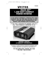 Vector MAXX SST VEC050D El manual del propietario