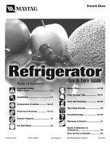 Maytag French Door Refrigerator Manual de usuario