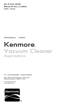 Kenmore Vacuum Cleaner Instrucciones de operación