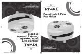 Rival Donut Hole & Cake Pop Maker El manual del propietario