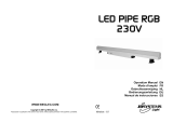 BEGLEC LED PIPE RGB 230V El manual del propietario