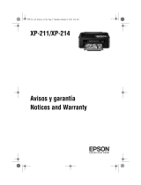 Epson XP-211 Instrucciones de operación