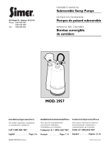Simer Pumps 3075SS Manual de usuario