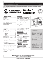 Campbell Hausfeld GW4502 Instrucciones de operación