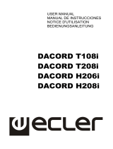 Ecler DACORD T208i Manual de usuario