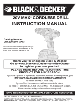 Black & Decker LDX220SB-2 Manual de usuario