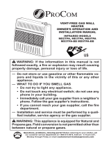 ProCom Heating MD5TPA Guía de instalación